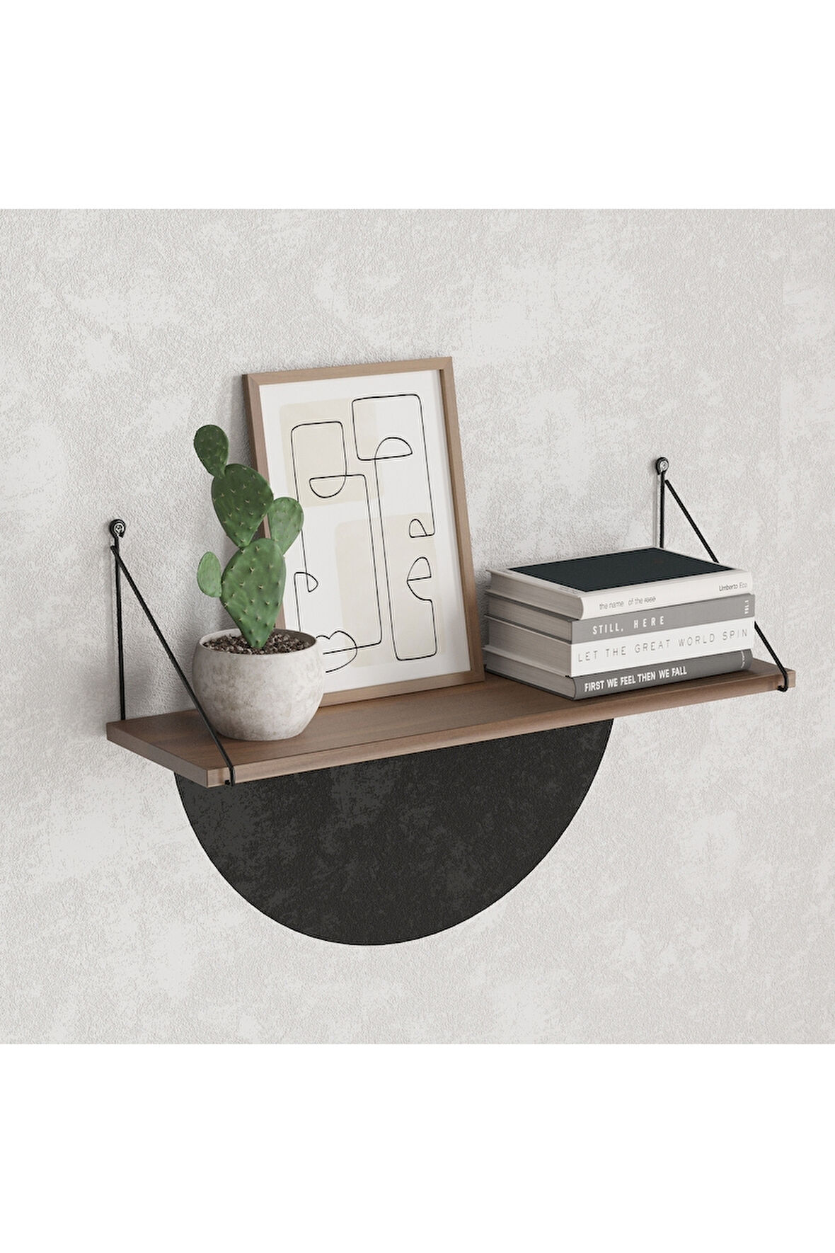 Decormet Armoni Raf Seti 1 Raflı 200*720 Ceviz