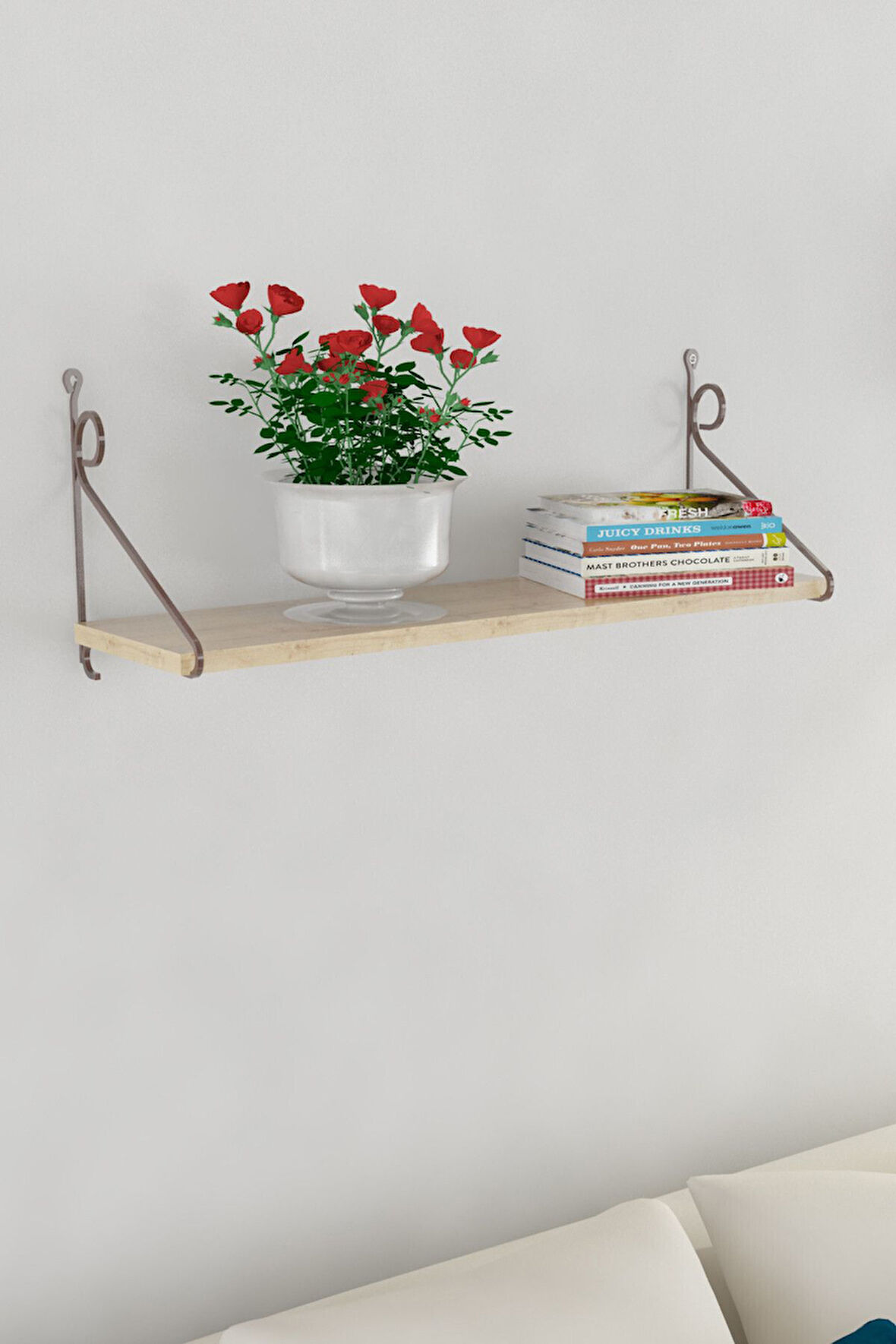 Decormet Seramoni Raf Seti 1 Raflı 200*720 Safir Meşe-Malib