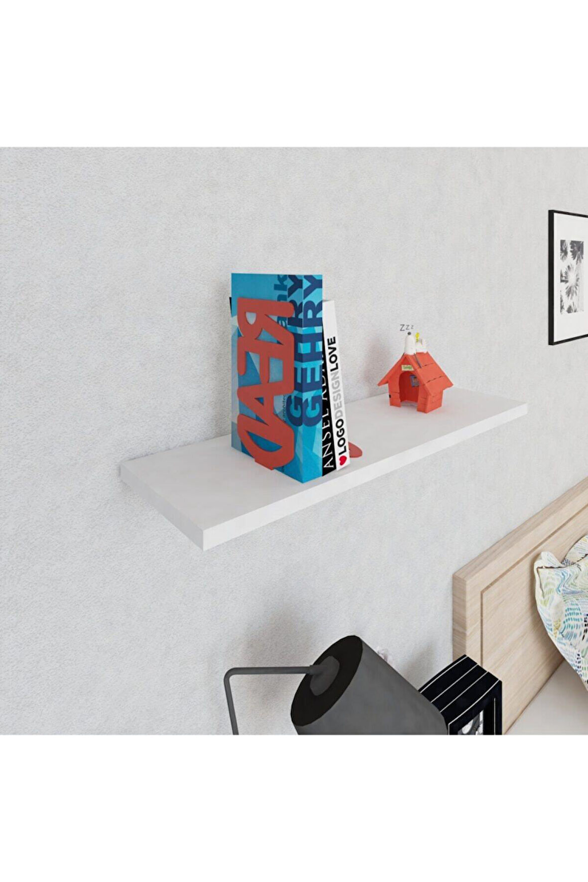 Decormet Readıng Kitap Tutucu Kırmızı