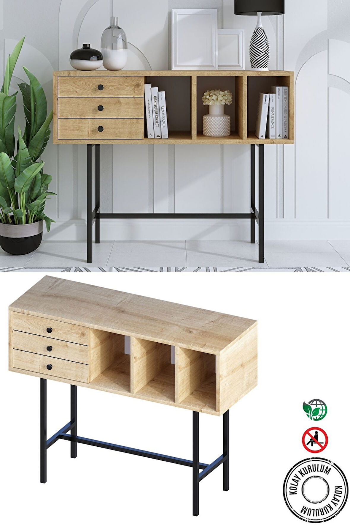 Decormet Paco Dresuar Safir Meşe