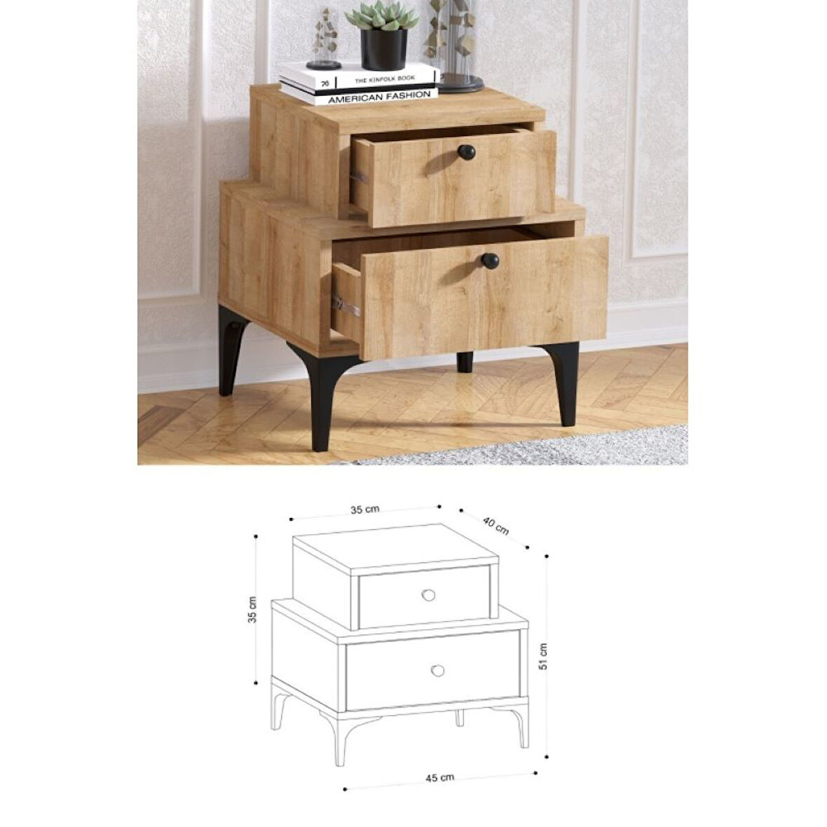 Decormet Albero Komodin Safir Meşe