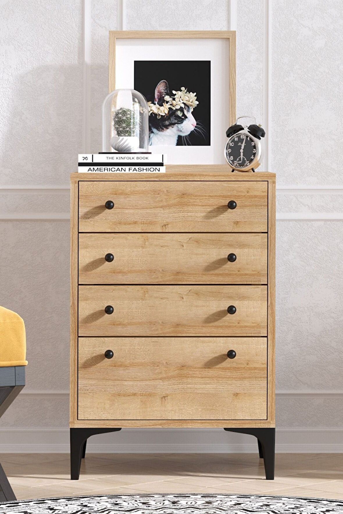 Decormet Holy Şifonyer Safir Meşe