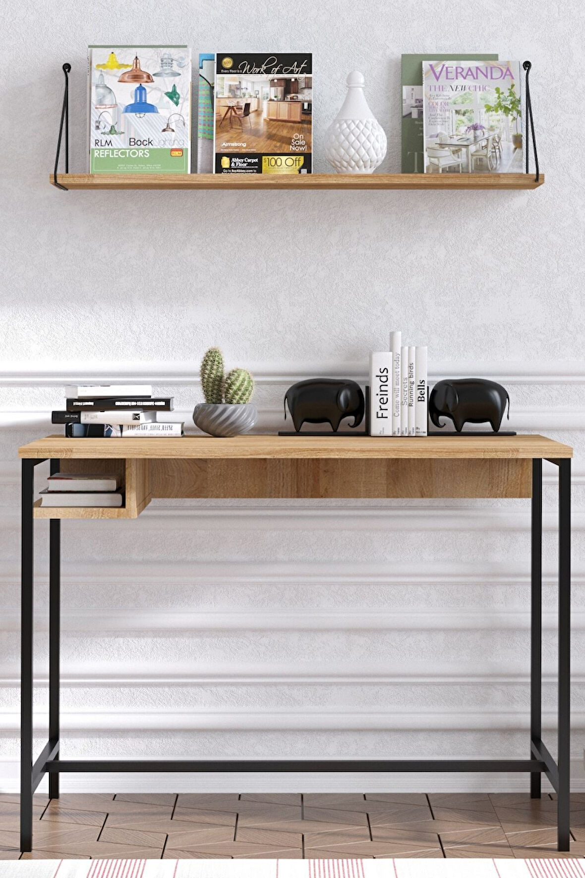 Decormet Lou Çalışma Masası Safir Meşe