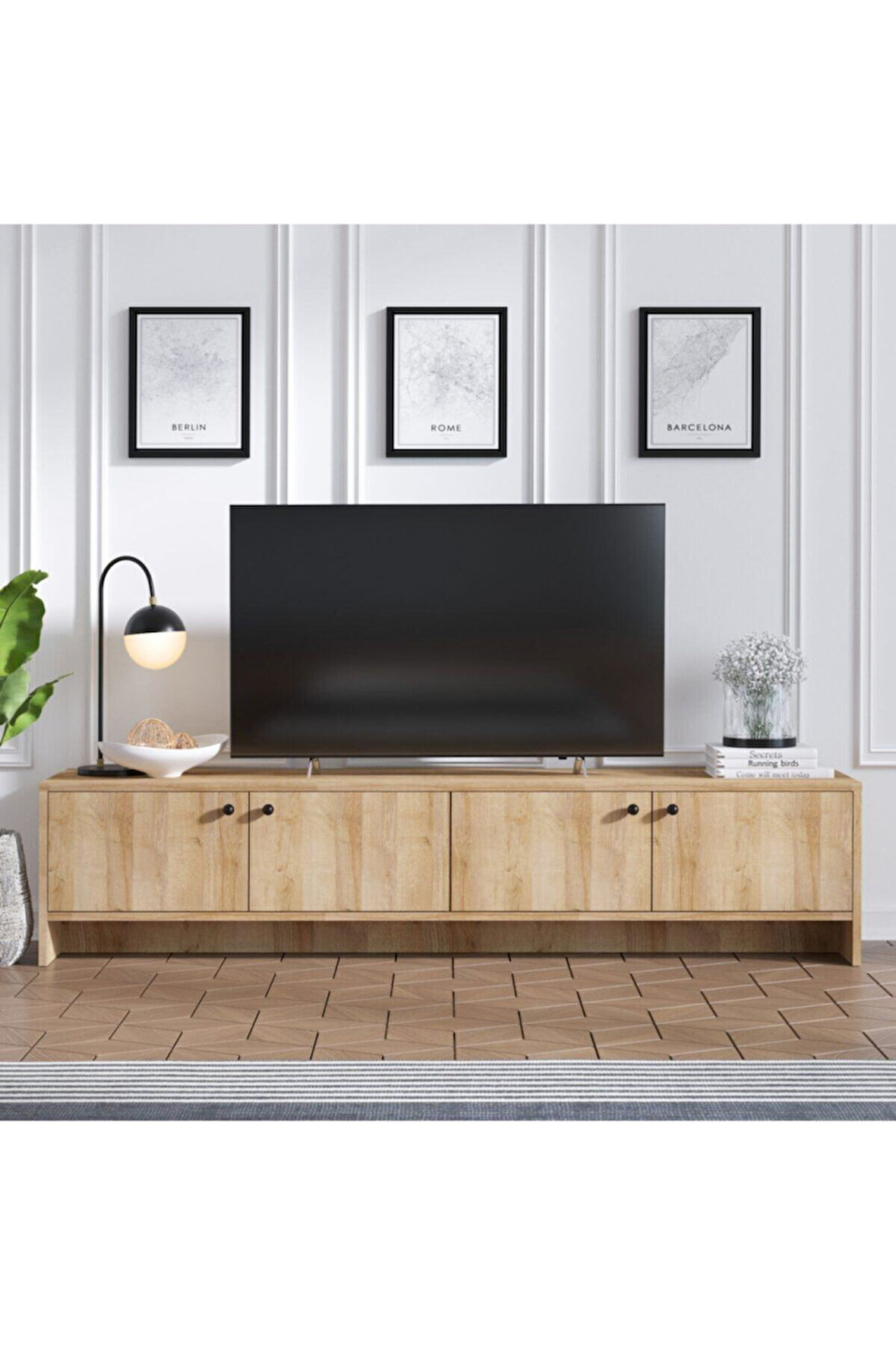 Decormet Jimmy Tv Sehpası Safir Meşe -Dec-20046