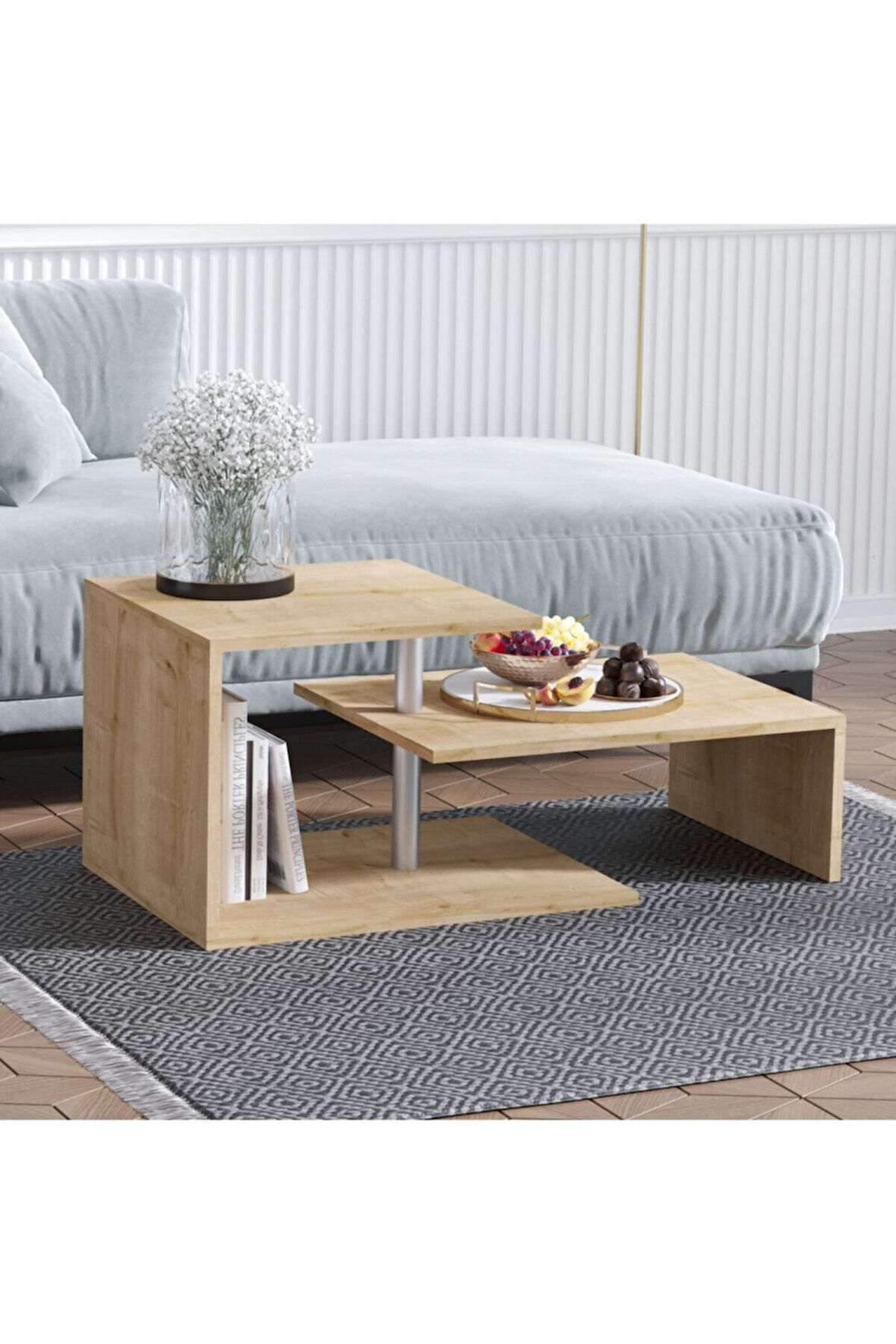 Decormet Dilek Orta Sehpa Safir Meşe