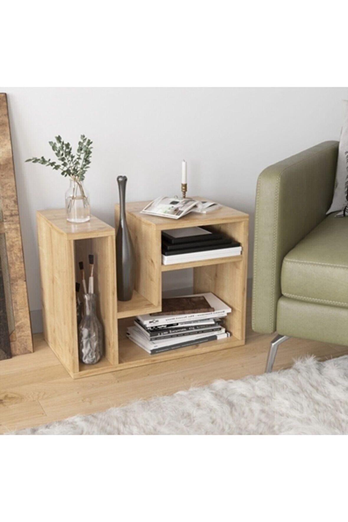 Decormet Abies Sehpa Safir Meşe