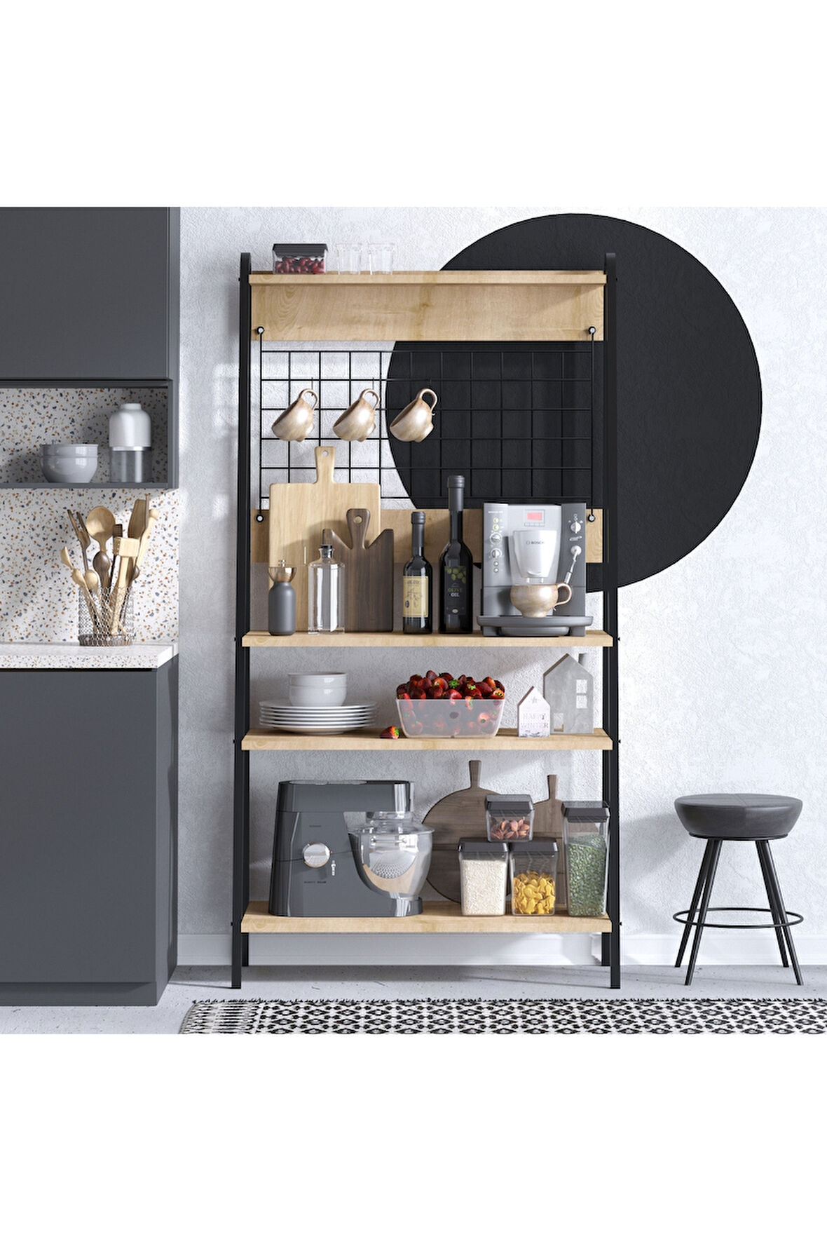 Decormet Barista Mutfak Rafı Dec0141