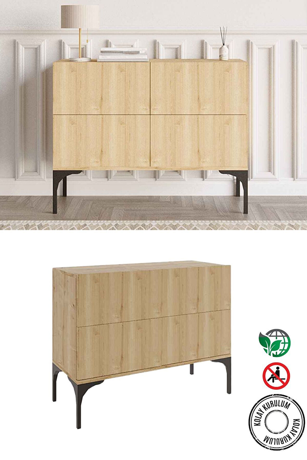 Decormet İmperial Konsol Safir Meşe