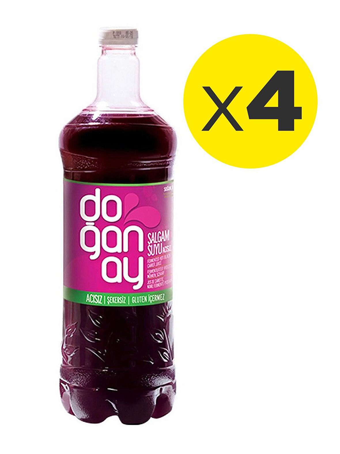 Doğanay Şalgam Suyu 1 lt Pet Acısız x 4 Adet