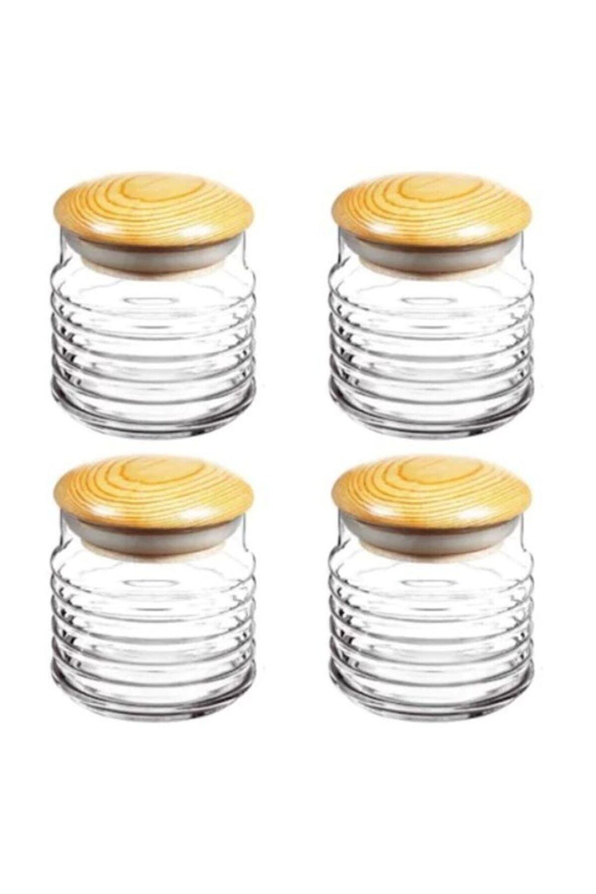 Paşabahçe 43163 Vakumlu 630 ml Cam Kavanoz Seti 4'lü