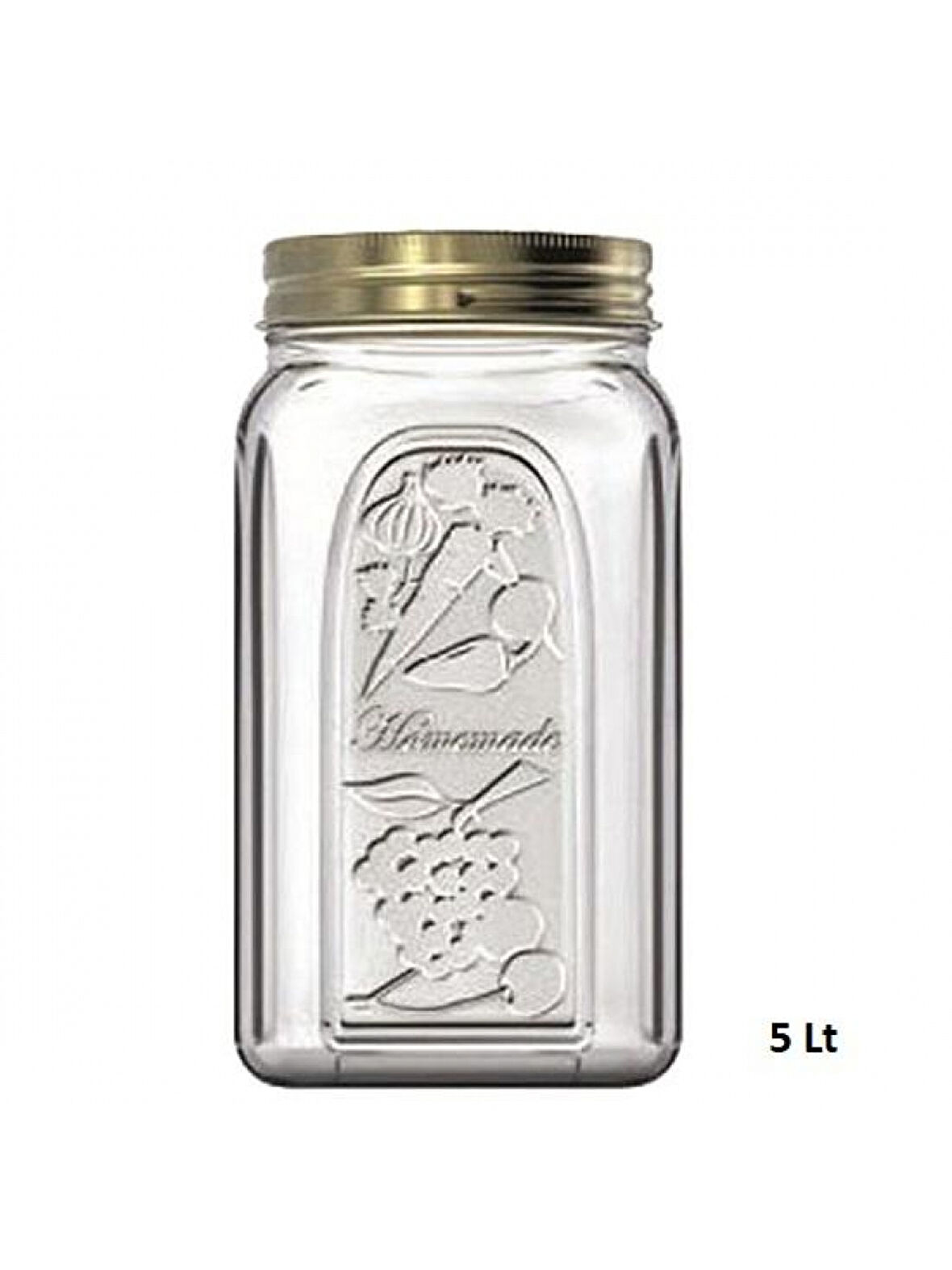 Paşabahçe 80399 Metal Kapaklı Kavanoz 5 lt