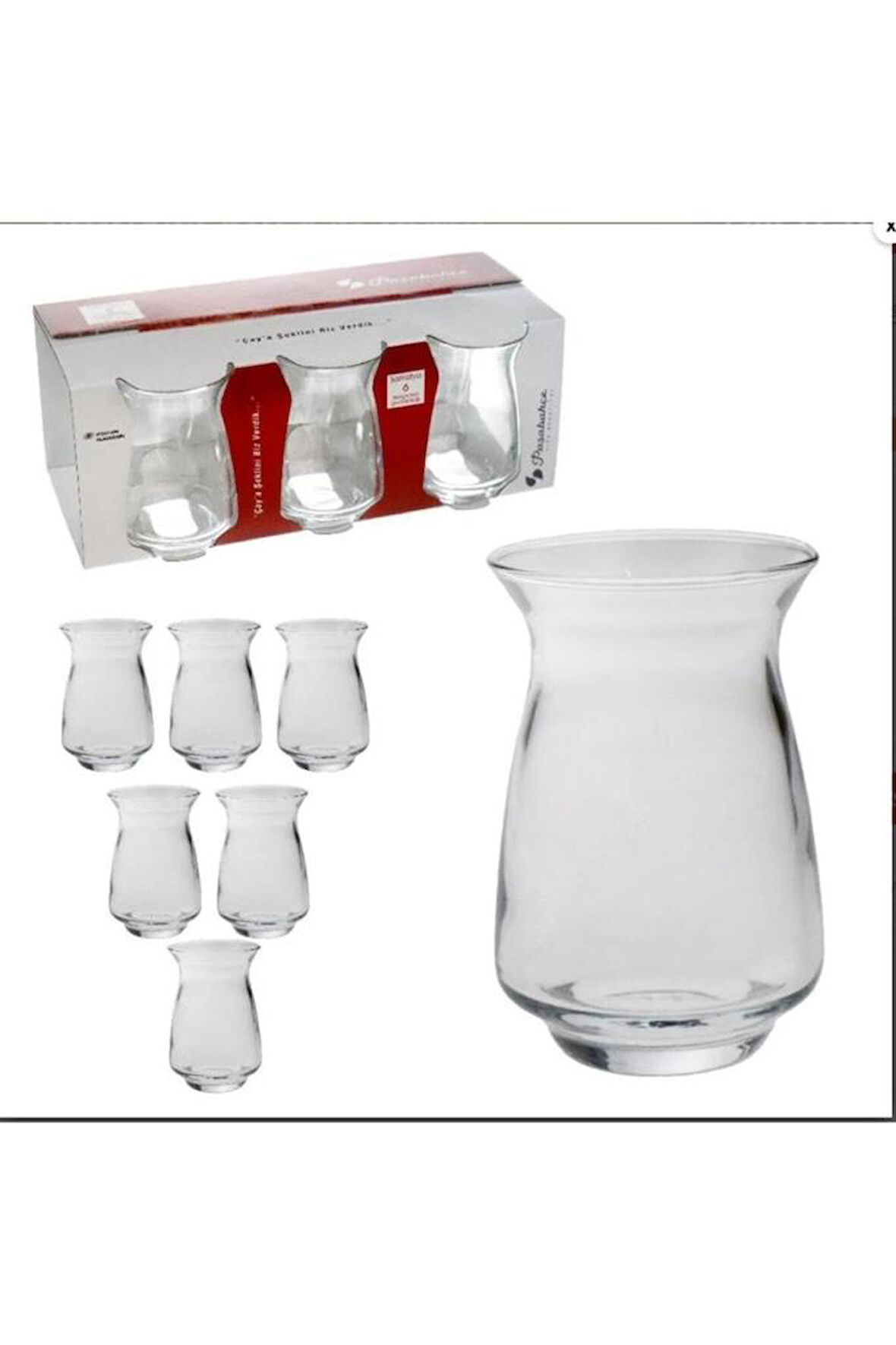 6'lı Samatya Çay Bardağı 42691