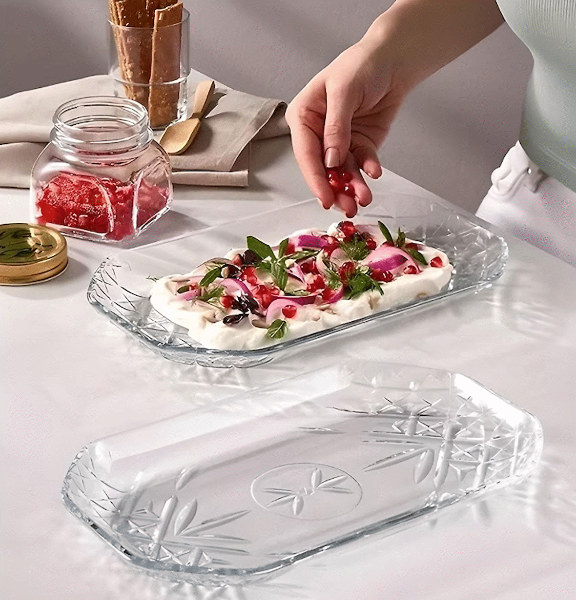 Paşabahçe 54188 Timeless Servis Sunum Tabağı