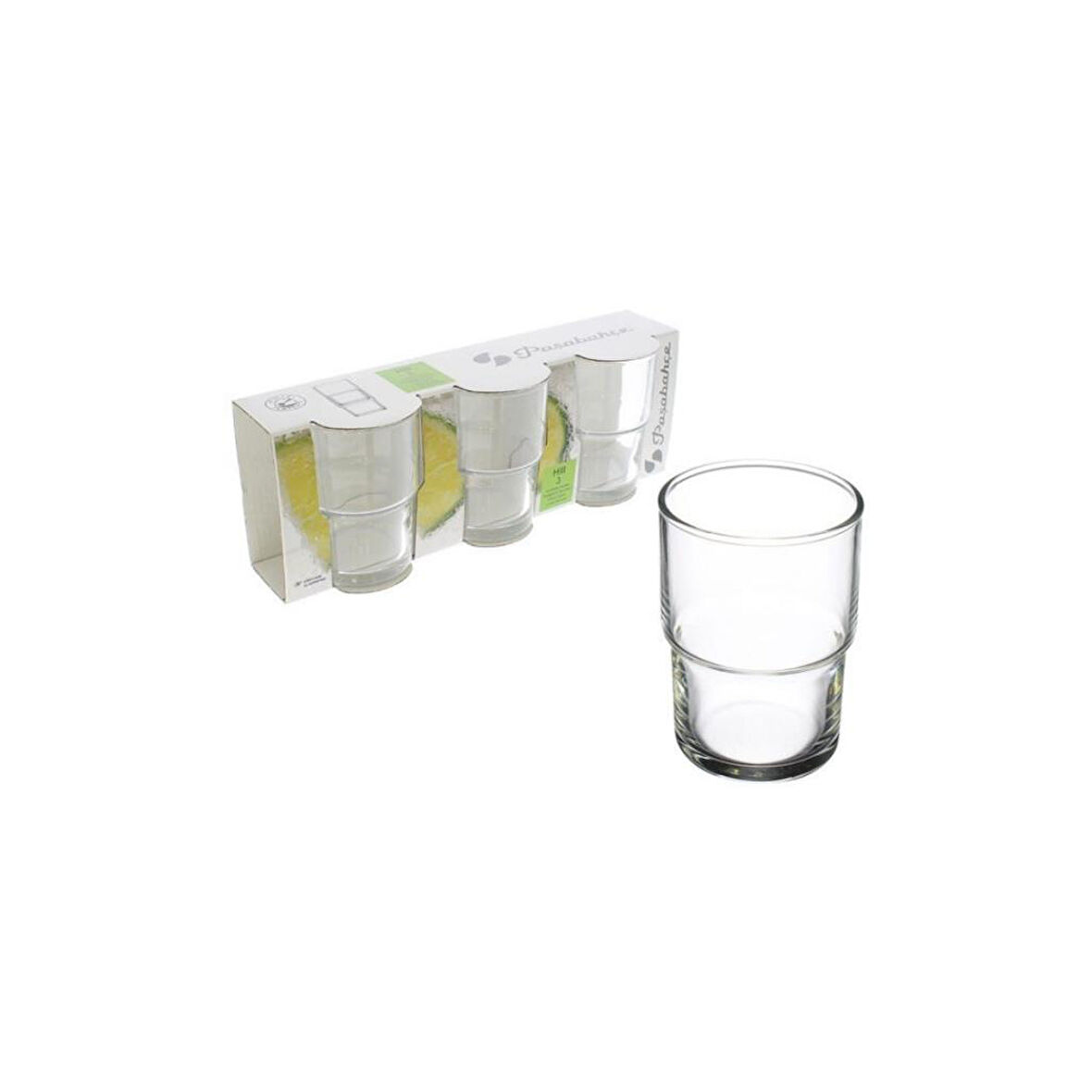 Paşabahçe Hill 420442 200 cc 3'lü Su Bardağı