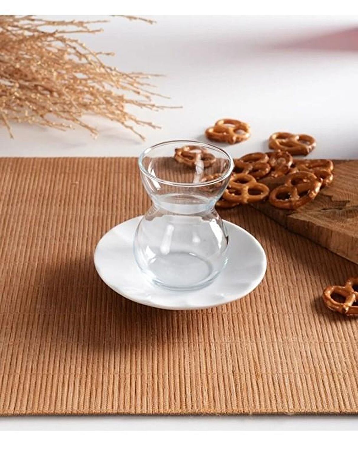 PAŞABAHÇE 950051 DANTEL PORSELEN TABAK 12 PARÇA ÇAY SETİ