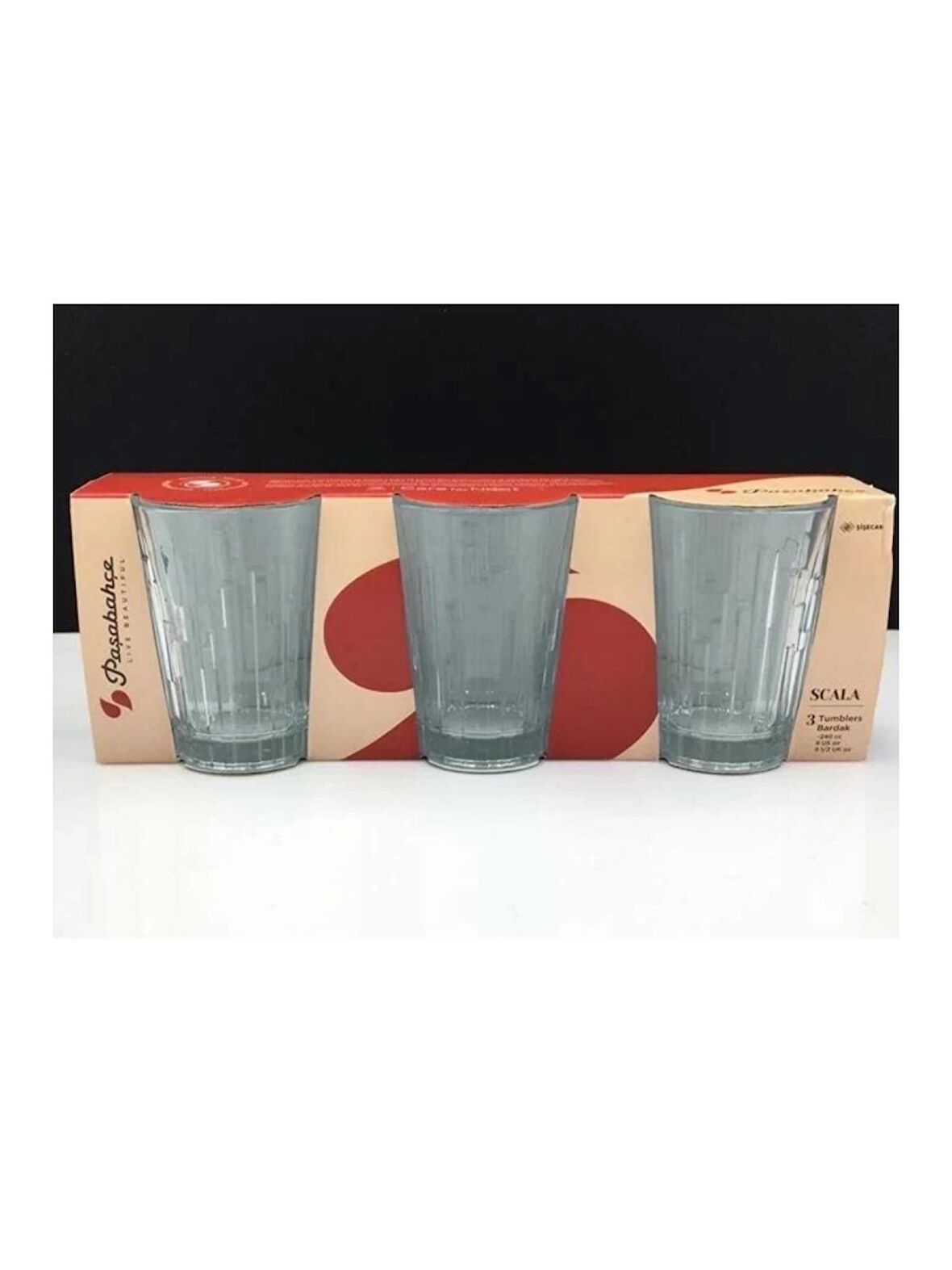 Paşabahçe 520282 Scala Su Bardağı 240cc 3 Lü