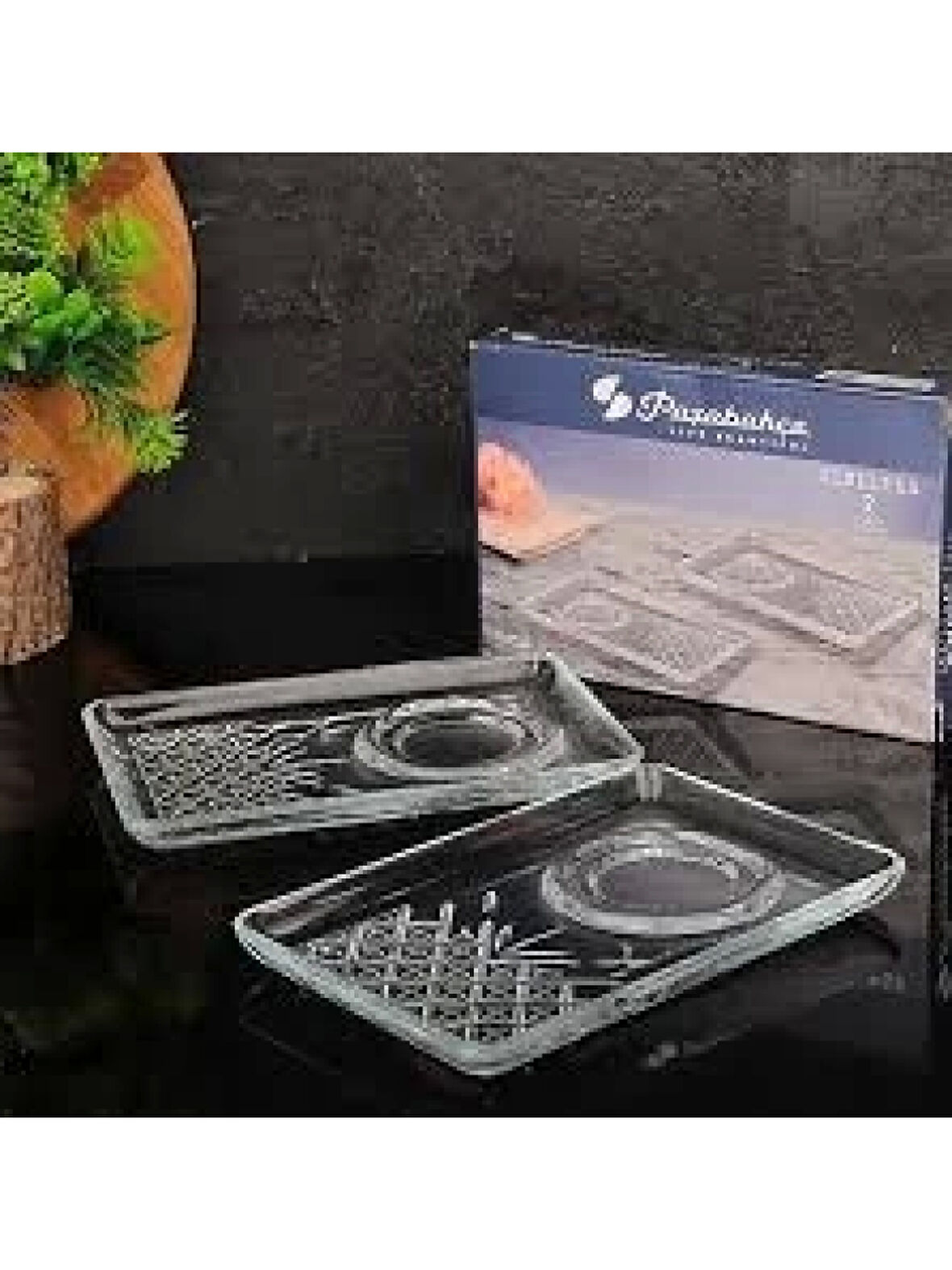 Paşabahçe 54851 Timeless Çay Tabağı 2'li 18,2x12 cm