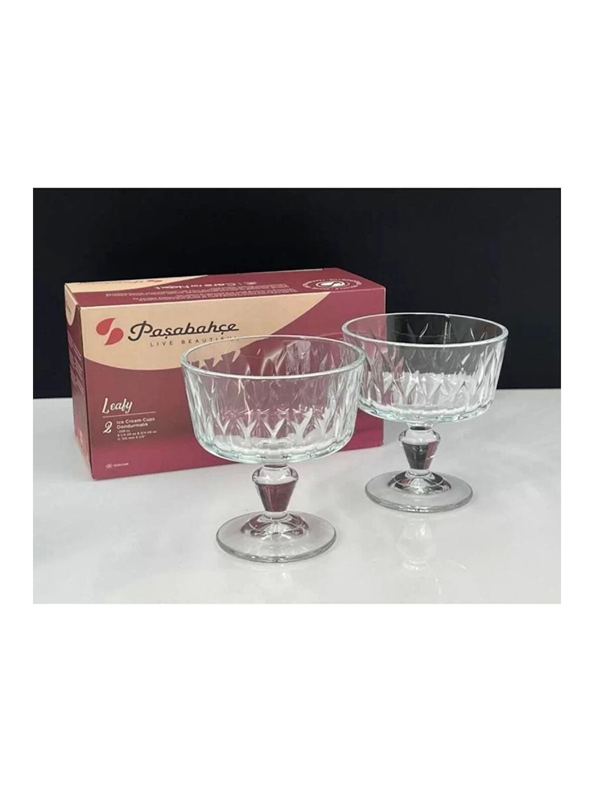 Paşabahçe 440414 Leafy Dondurmalık 260cc 2 Li
