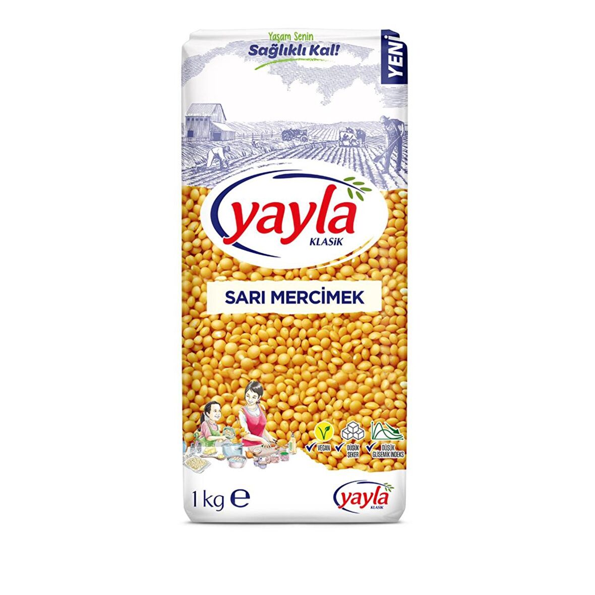 Yayla Sarı Mercimek 1 Kg