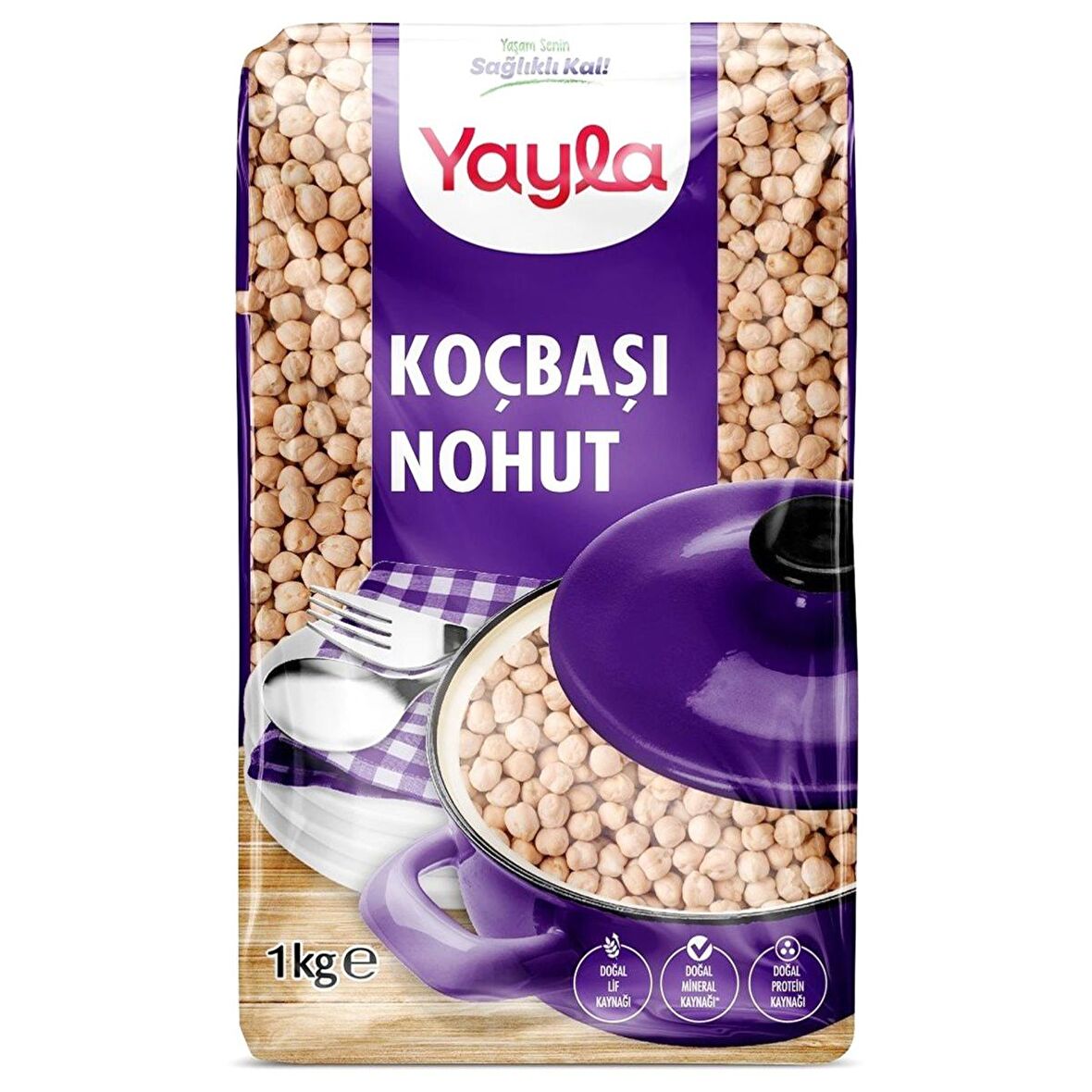 Yayla Koç Başı Nohut 1 Kg