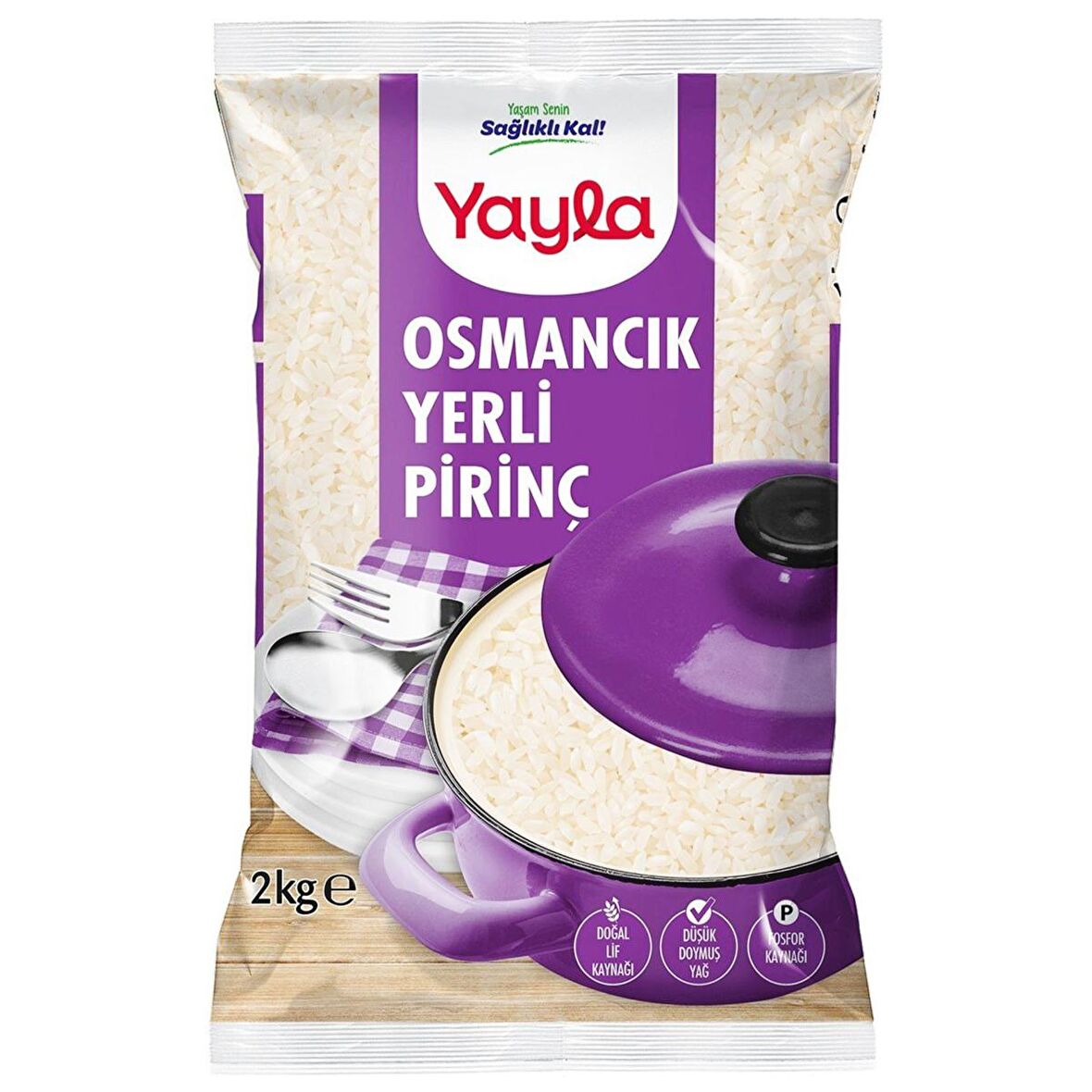 Yayla Yerli Pirinç 2 Kg Osmancık Bölgesi Mahsulü