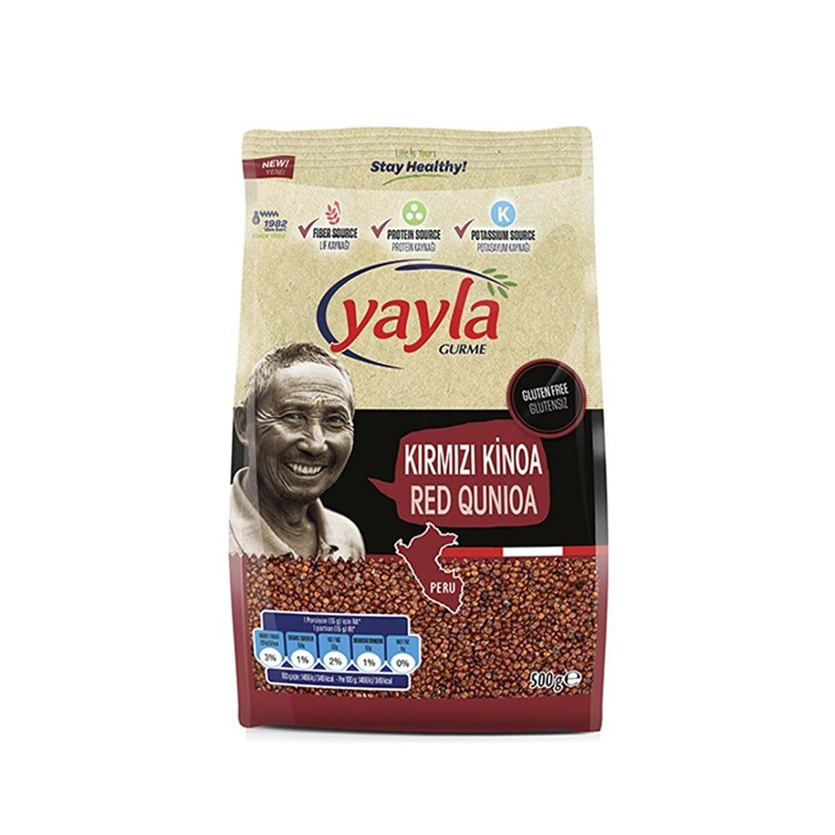 Yayla Gurme Kırmızı Kinoa 500 Gr