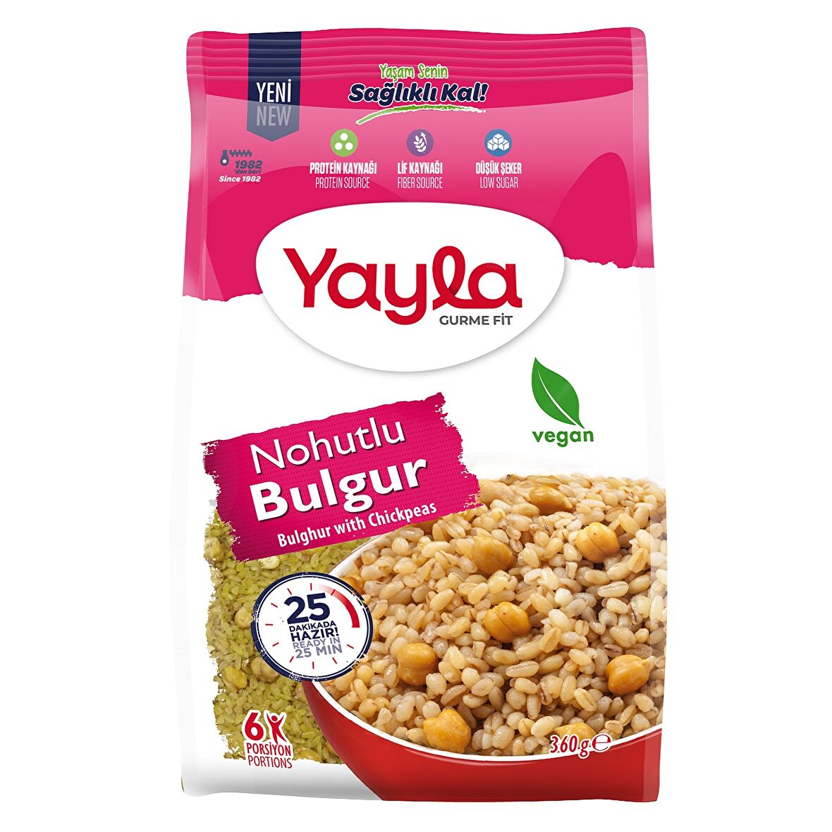 Yayla Gurme Fit Nohutlu Bulgur 360 Gr