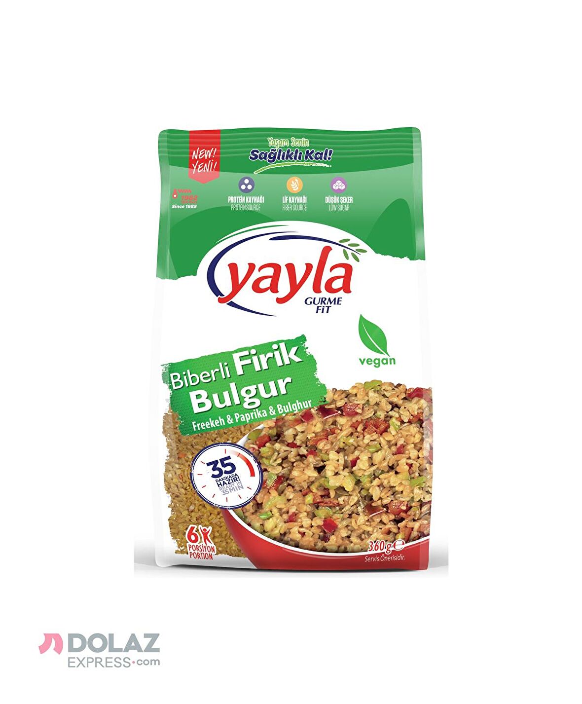 Yayla Gurme Fit Biberli Firik Bulgur 360 Gr