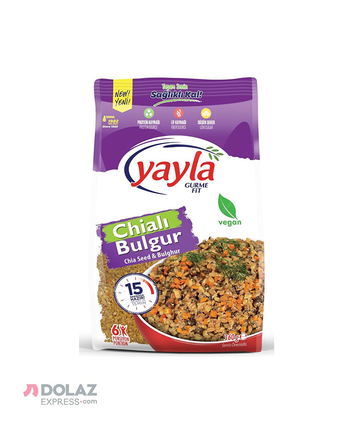 Yayla Gurme Fit Chialı Bulgur 360 Gr