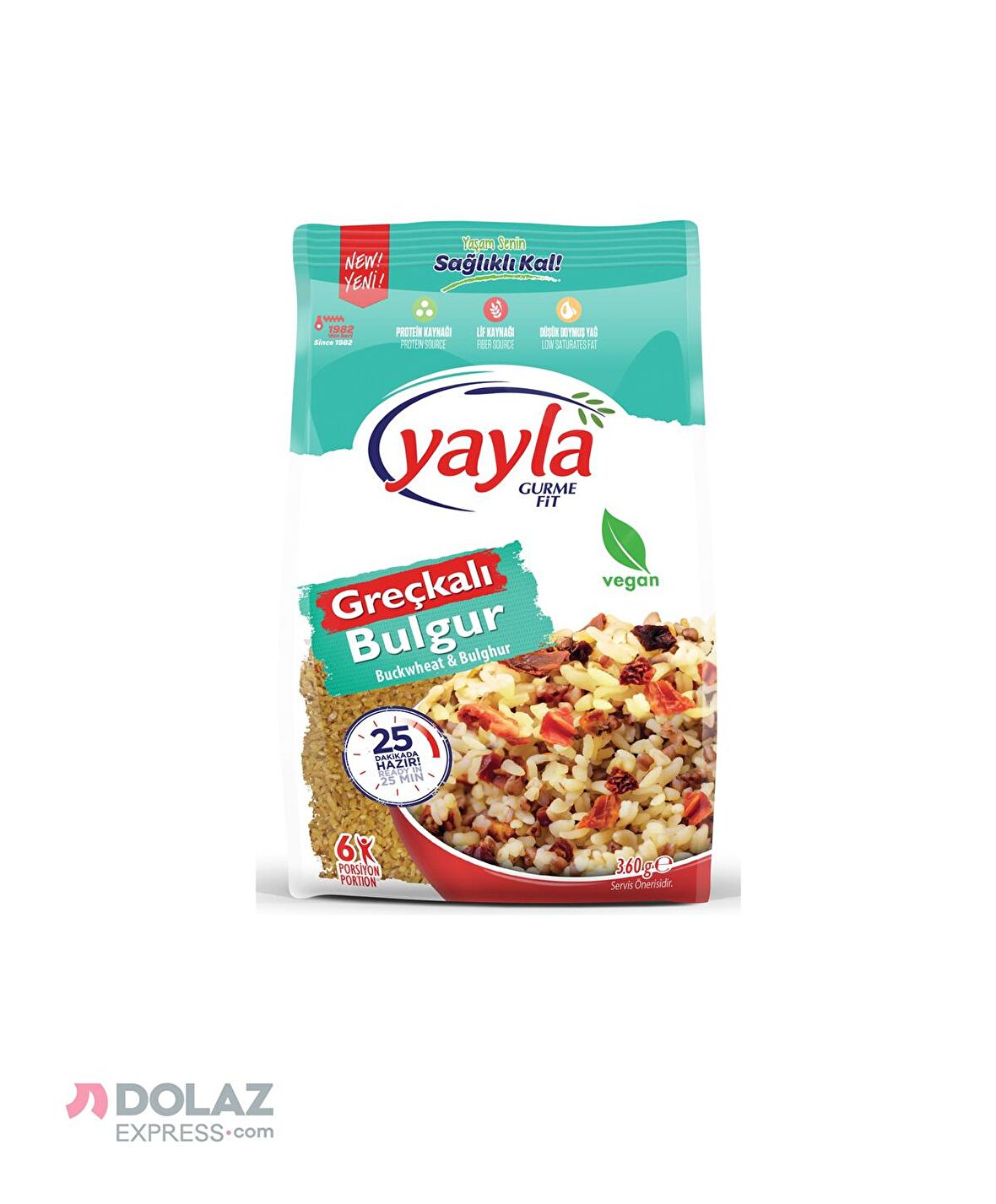 Yayla Gurme Fit Greçkalı Bulgur 360 Gr