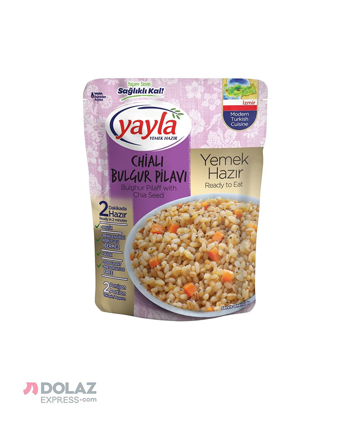 Yayla Yemek Hazır Chialı Bulgur Pilavı 250 Gr