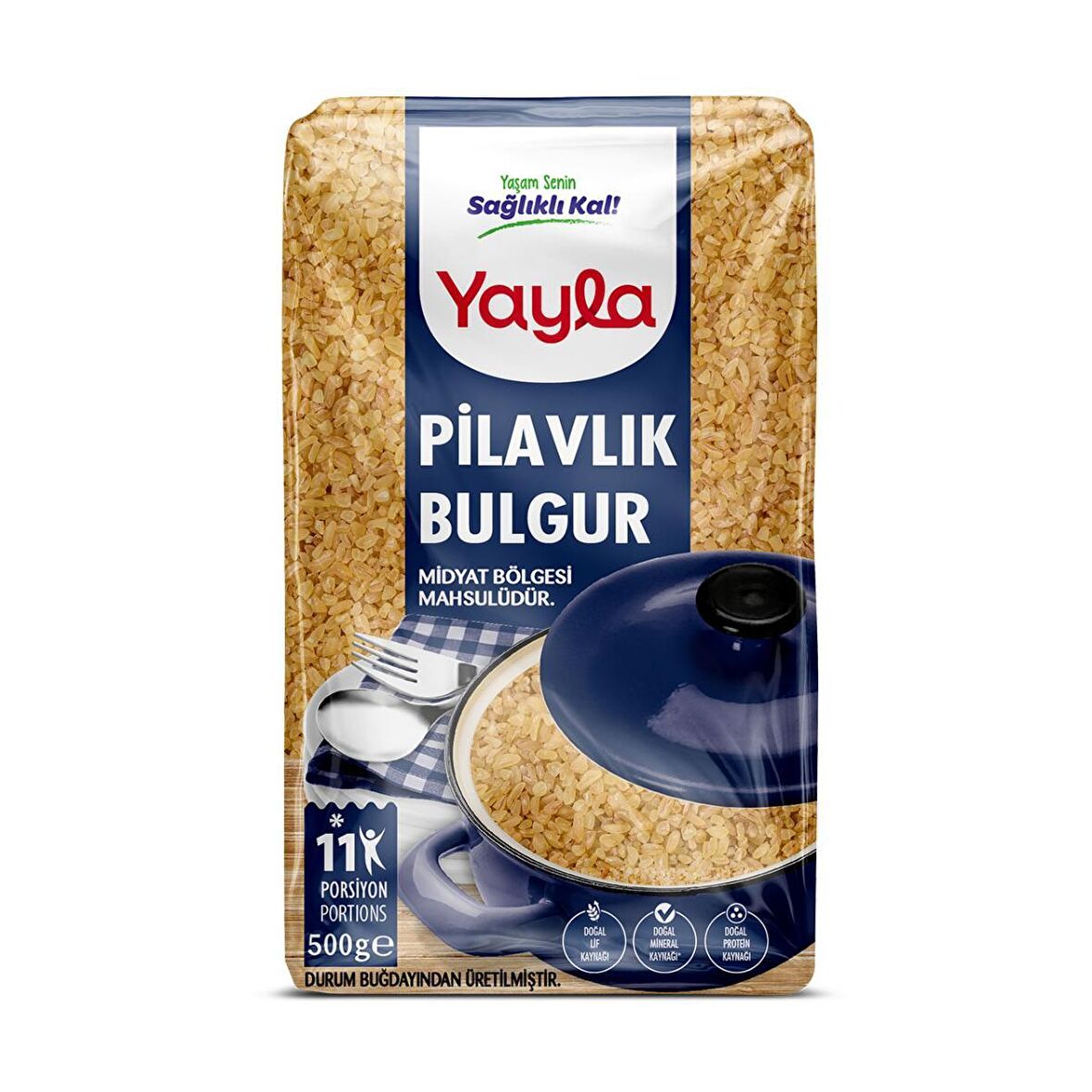 Yayla Pilavlık Bulgur Midyat Bölgesi Mahsülü 500 gr