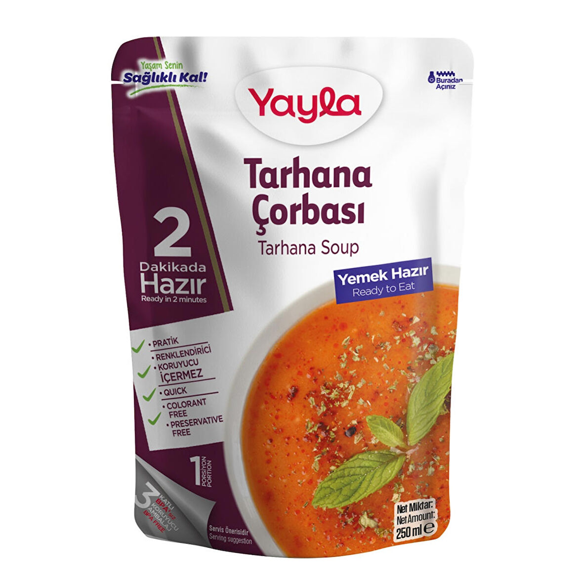 Yayla Yemek Hazır Tarhana Çorbası 250 gr