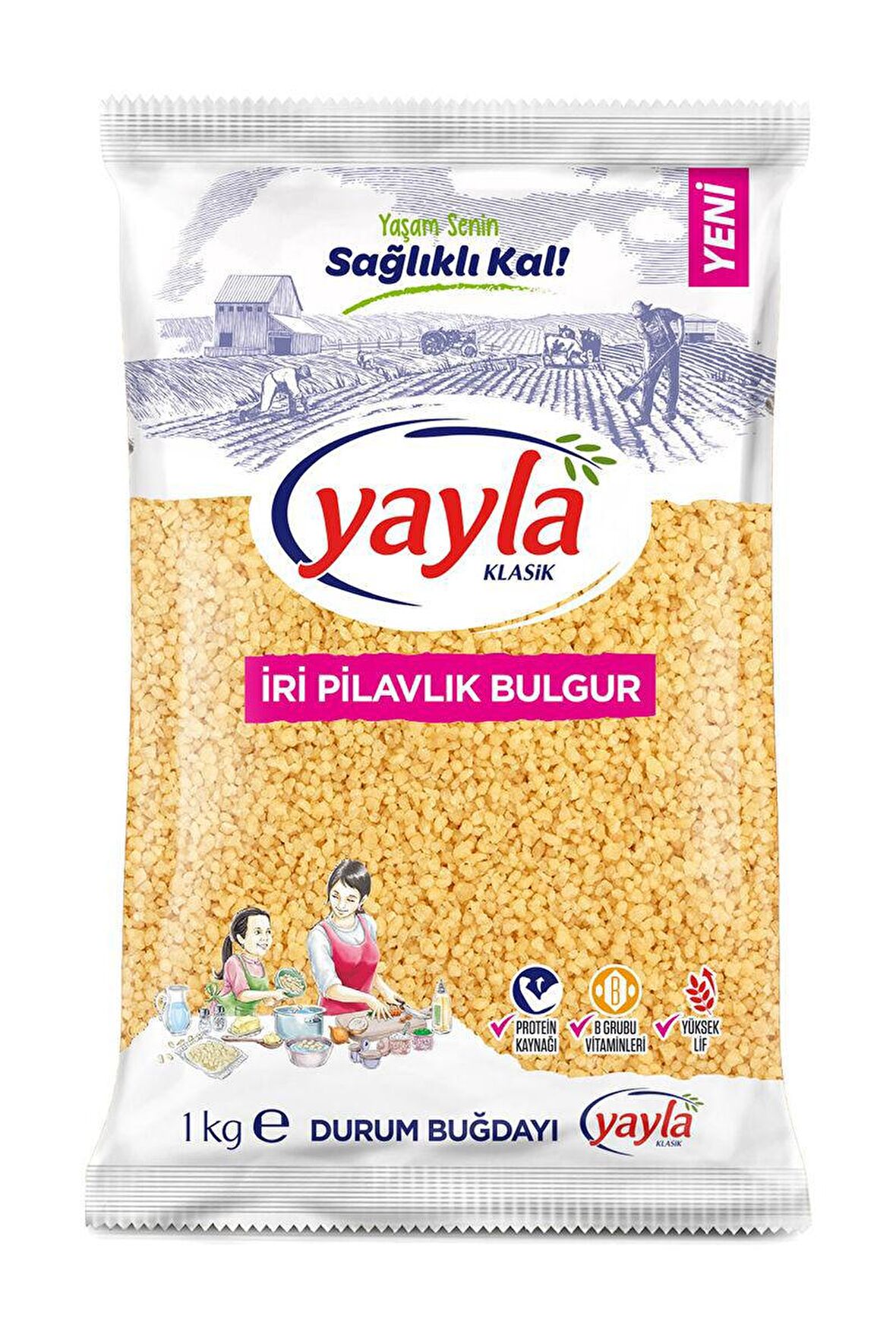 Yayla İri Pilavlık Bulgur 1 Kg