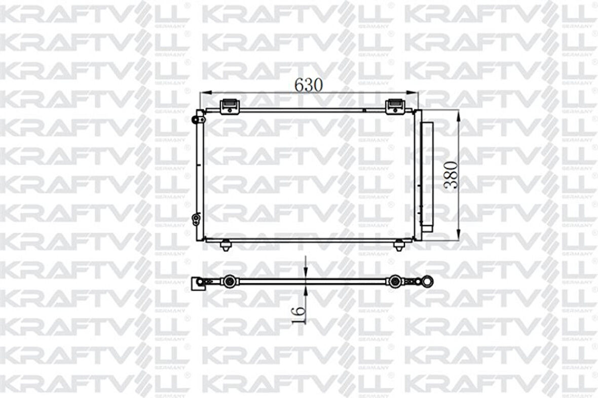 Toyota Klima Radyatoru Toyota Corolla Verso 01>04 - Kraftvoll 08060241