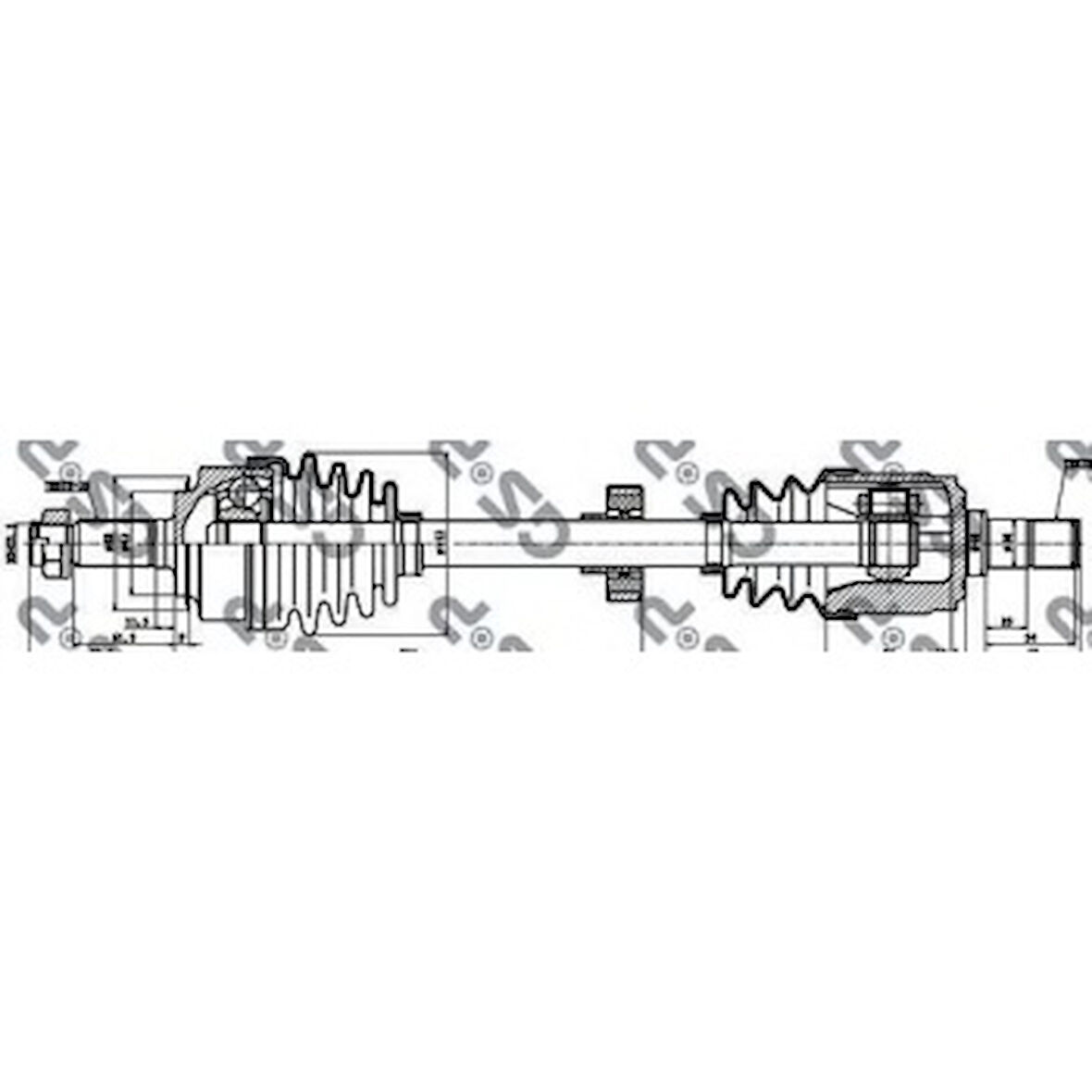 Honda On Aks Sol Accord 2.2 Cdti 2003-2008 Manuel Vites - Gsp 223026