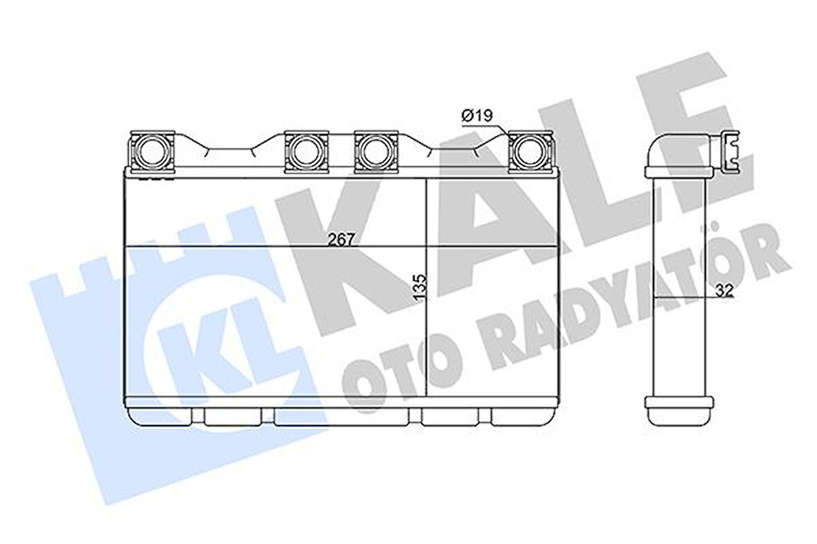 Bmw Kalorıfer Radyatoru Bmw E38 - Kale 352070