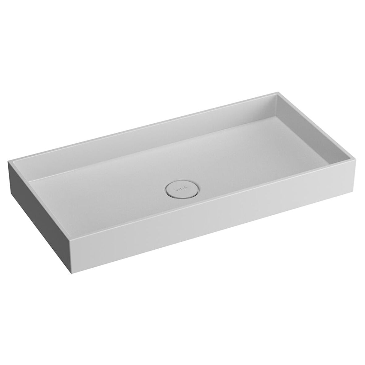 VitrA Memoria M58000001000 Dikdörtgen Çanak Lavabo, 80cm, Beyaz