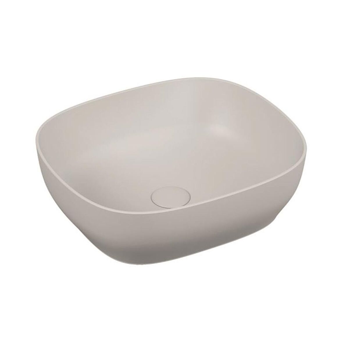 VitrA Outline 5994B403-0016 Kare Lavabo, VitrA Clean, 48 cm, Beyaz