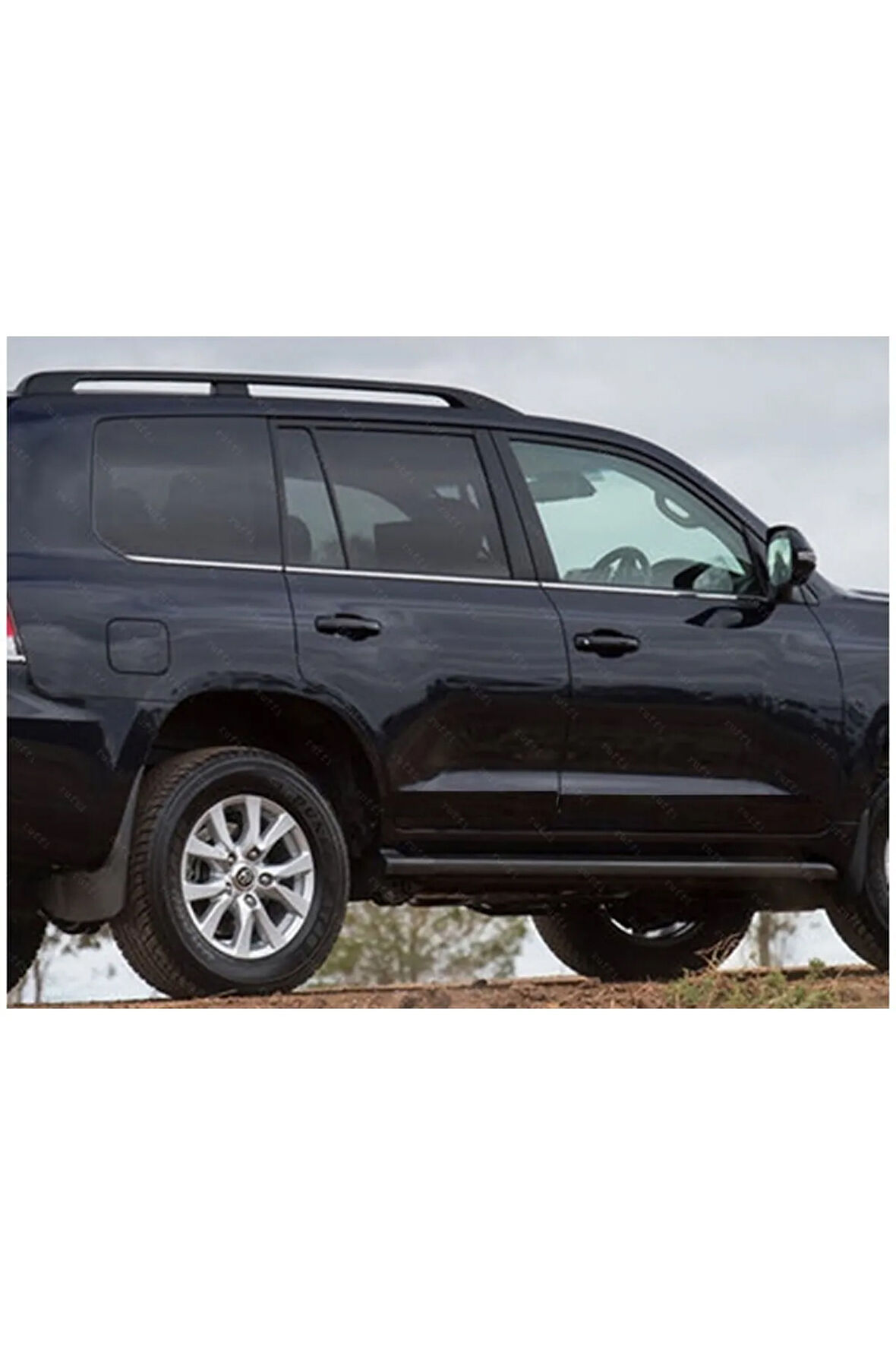 Toyota Land Cruiser 200 Uyumlu Krom Cam Çıtası 6 Prç. 2007 Ve Üzeri Paslanmaz Çelik