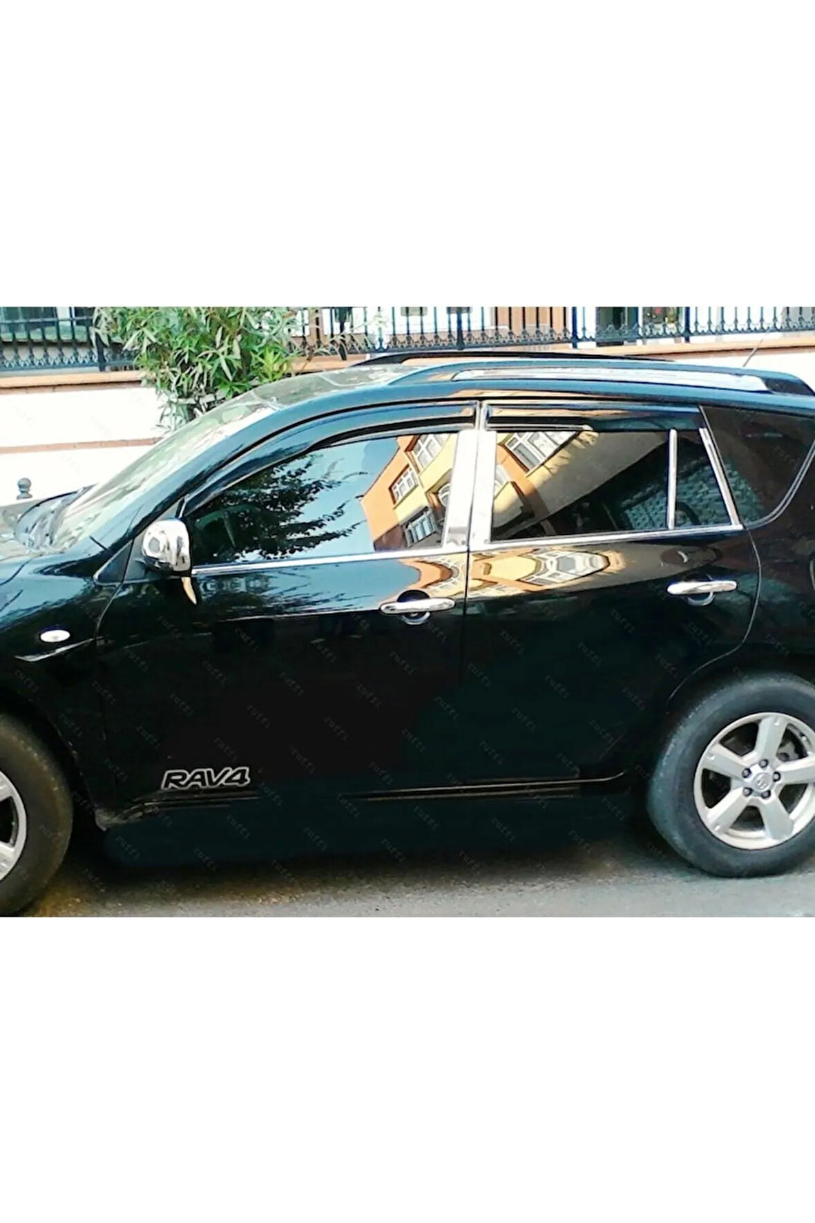 Toyota Rav 4 Krom Cam Çıtası 4 Prç. 2005-2012 Paslanmaz Çelik