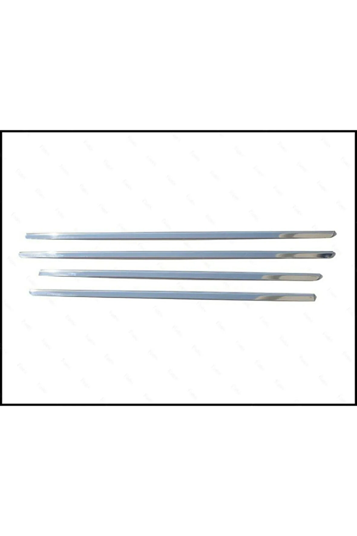 Toyota Yaris Krom Cam Çıtası 4 Prç. 2006-2010 P. Çelik