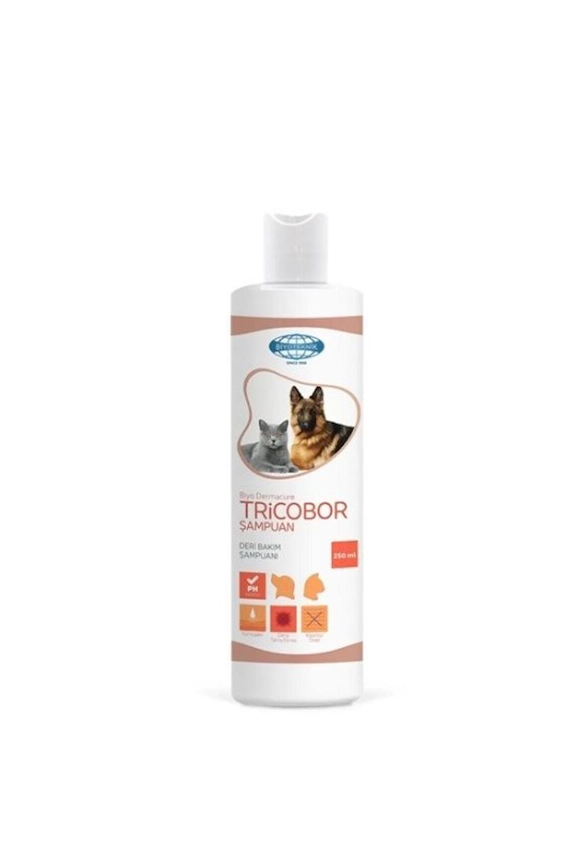 Biyoteknik Biyo-dermacure Tricobor Kedi Ve Köpekler Için Deri Bakım Şampuanı 250 ml 8693439700775