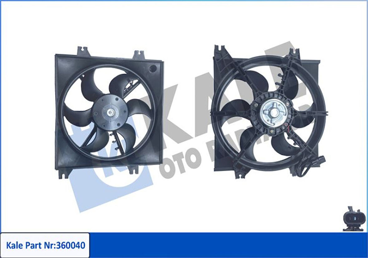 Hyundaı Radyator Fan Komple Hyundaı Accent 1.3 1.5 2000-2005 - Kale 360040
