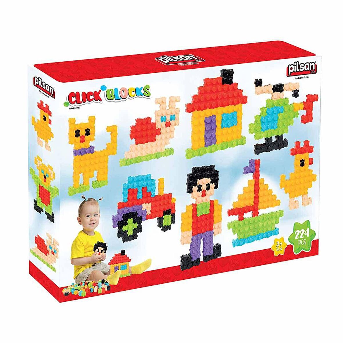 PİLSAN ÇIT ÇIT BLOKLAR (224 PARÇA)