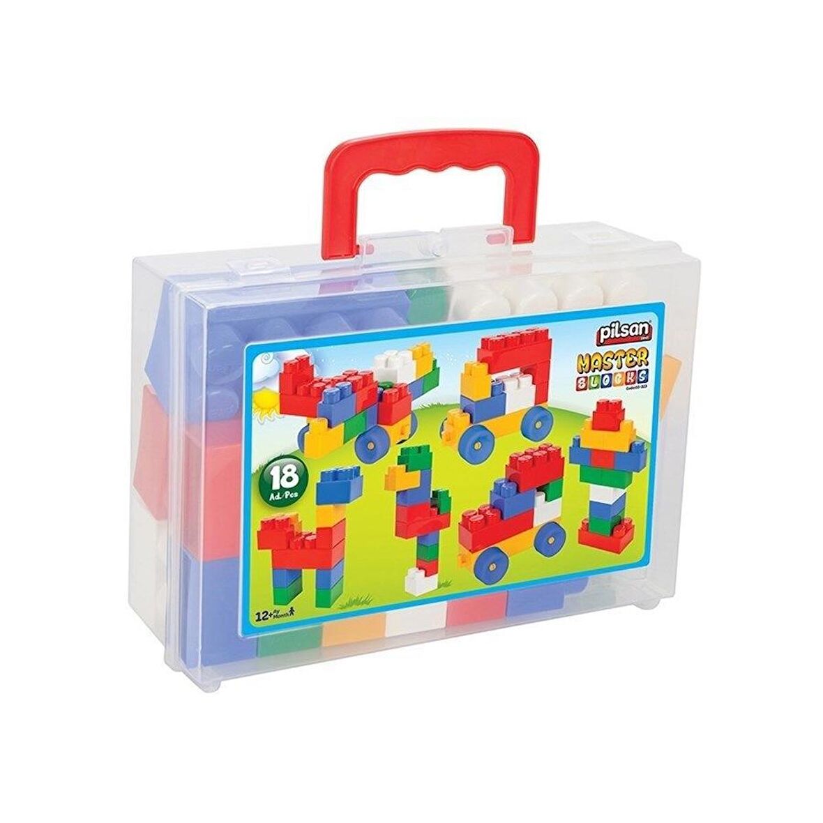 Pilsan Master Bloklar Çantalı 18 Parça