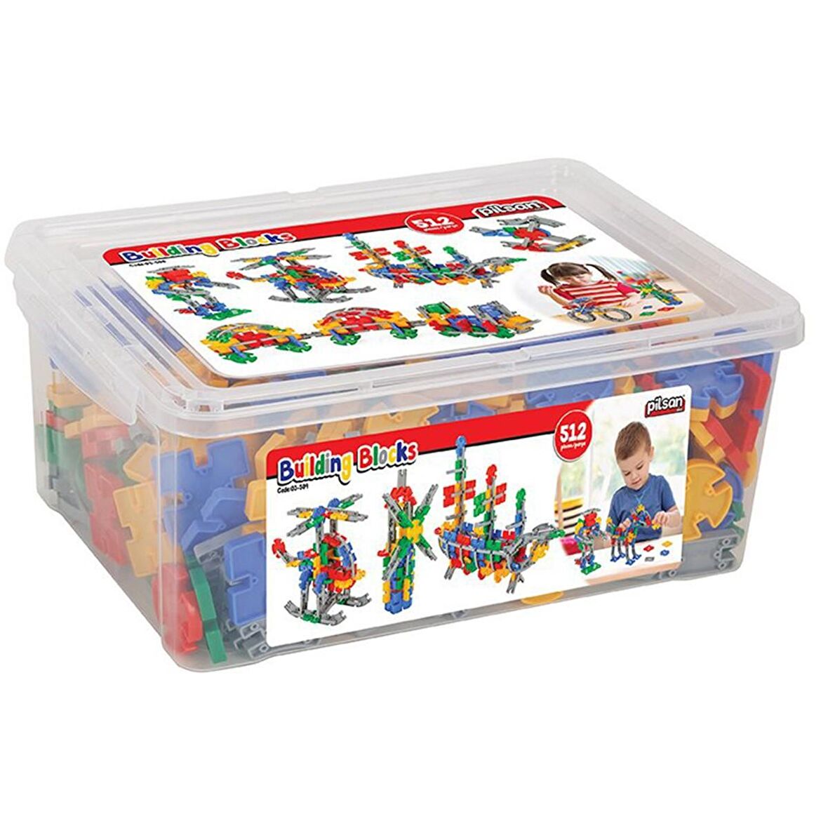 PİLSAN BUILDING BLOCKS ( 512 PARÇA )