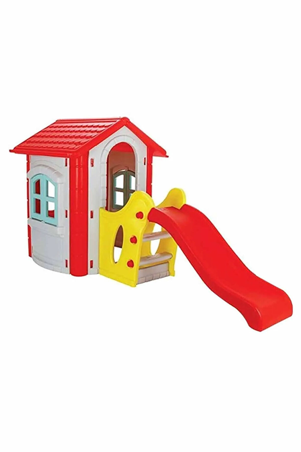 Kaydıraklı Mutlu Ev Gri