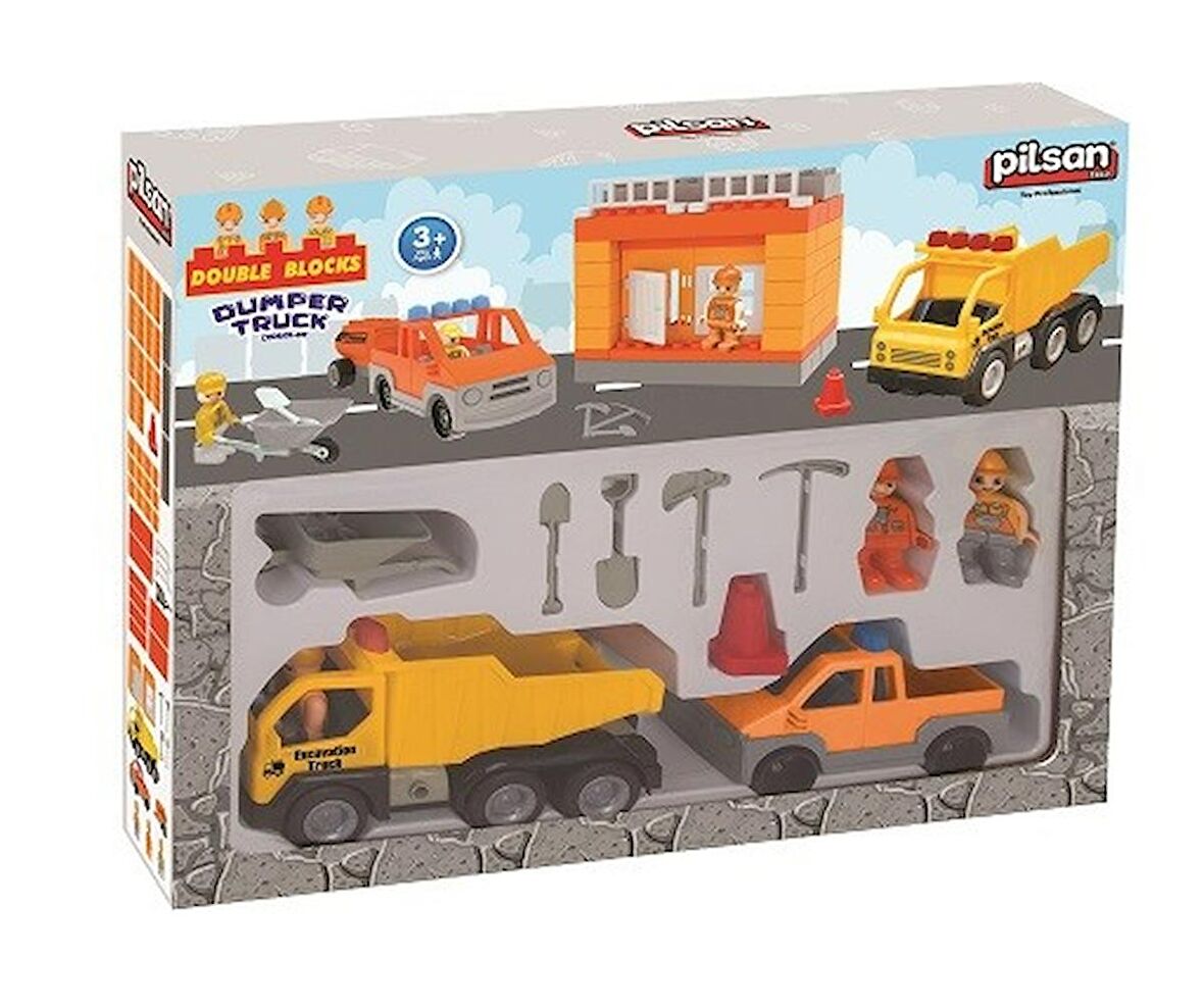 Pilsan 03-612 Damperli İnşaat Taşıma Seti İnşaat Seti