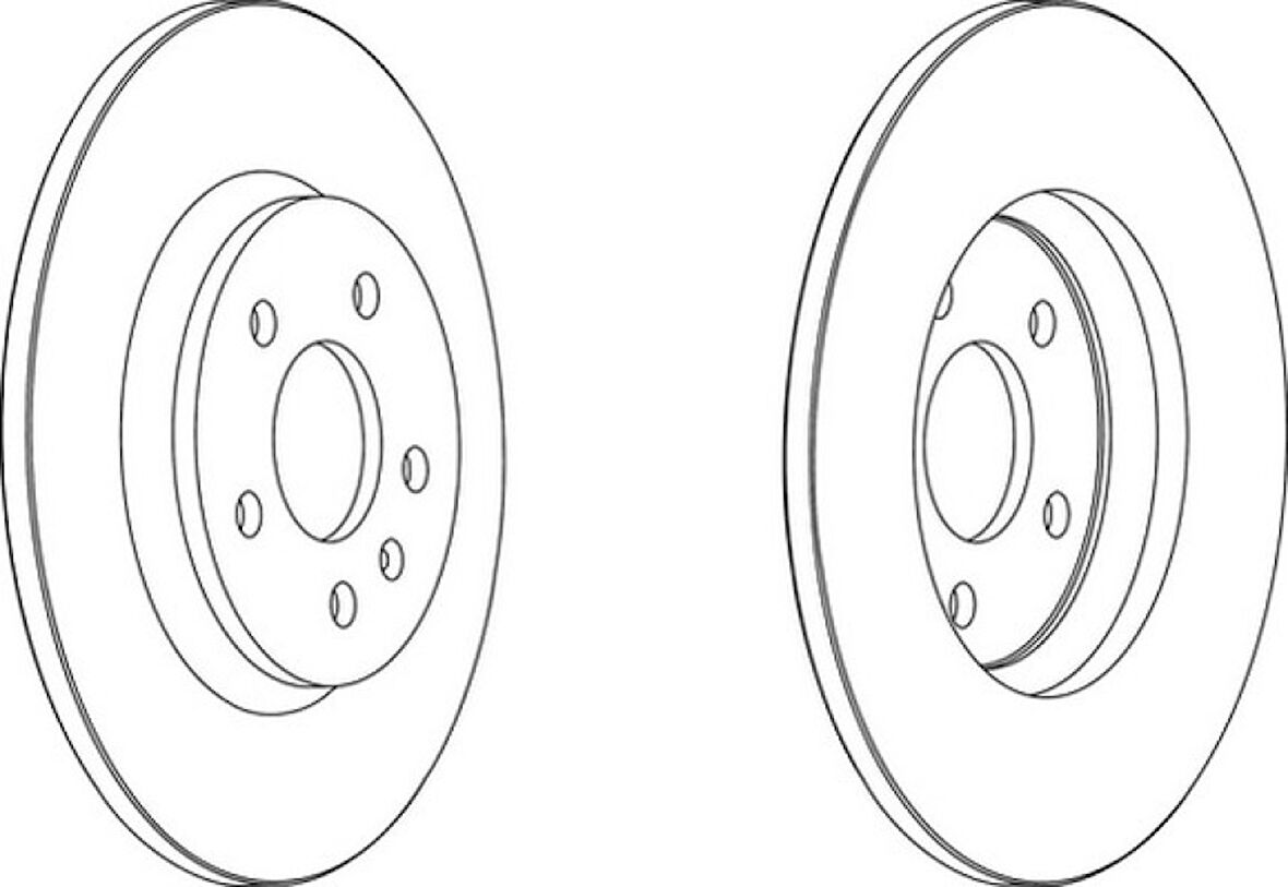 Vw Fren Diski Arka - 36463 / Df4848 (takım Fiyat) - Frd Ddf1666c